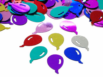 Balloon Shaped Confetti by the pound or packet